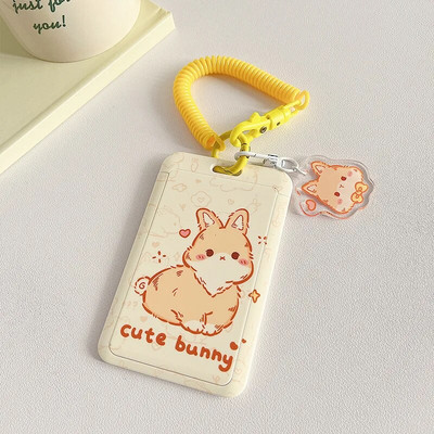 INS Cartoon Θήκη φωτογραφικής κάρτας Χαριτωμένο Ζώο ID Τράπεζα Πιστωτική θήκη Τσάντα Κρεμαστό Idol Φωτογραφία Κάρτα μανίκια Σχολική γραφική ύλη