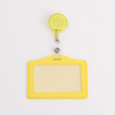 PU-kaardihoidja Sissetõmmatavad märgirullid IC-/ID-kaardi hoidik Töökaart Transpordikaardikohver Õde arsti äritarbed