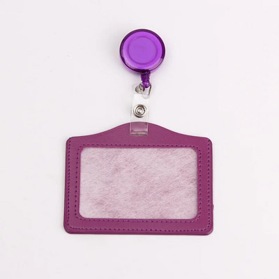 PU-kaardihoidja Sissetõmmatavad märgirullid IC-/ID-kaardi hoidik Töökaart Transpordikaardikohver Õde arsti äritarbed