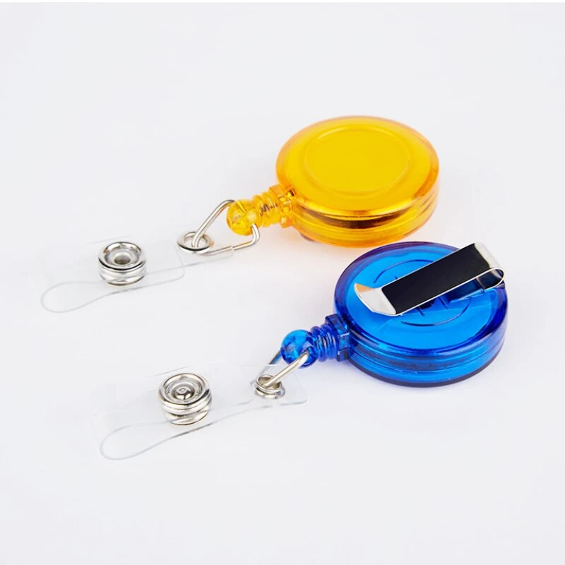 PU-kaardihoidja Sissetõmmatavad märgirullid IC-/ID-kaardi hoidik Töökaart Transpordikaardikohver Õde arsti äritarbed