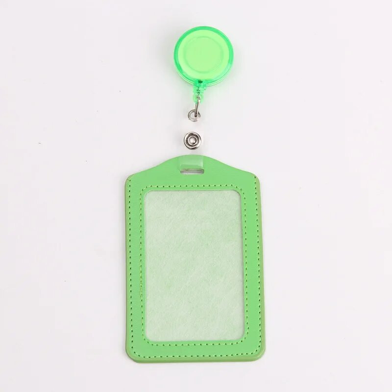 PU-kaardihoidja Sissetõmmatavad märgirullid IC-/ID-kaardi hoidik Töökaart Transpordikaardikohver Õde arsti äritarbed