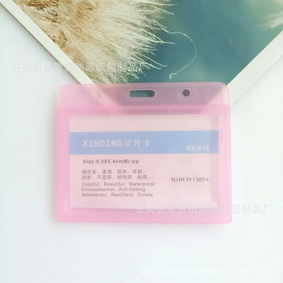 Διαφανές Κάλυμμα Κάρτας Εργασίας Κάρτα Προσωπικού Λεωφορείο Κάλυμμα Κάρτας Εργασίας Μανίκι Κάτοχος Ταυτότητας Σήματα Θήκη Καθαρισμός Τράπεζας Προστατευτικό Πιστωτικής Κάρτας Ετικέτα στήθους