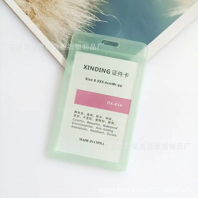 Διαφανές Κάλυμμα Κάρτας Εργασίας Κάρτα Προσωπικού Λεωφορείο Κάλυμμα Κάρτας Εργασίας Μανίκι Κάτοχος Ταυτότητας Σήματα Θήκη Καθαρισμός Τράπεζας Προστατευτικό Πιστωτικής Κάρτας Ετικέτα στήθους