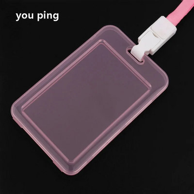 Uus läbipaistev kate Naised Mehed Üliõpilaste bussikaart Lint Pael Märgihoidja Ärikrediitkaardid Panga ID-kaart