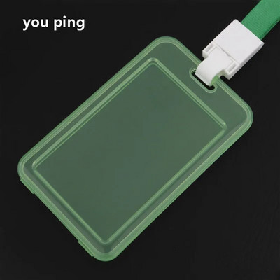 Uus läbipaistev kate Naised Mehed Üliõpilaste bussikaart Lint Pael Märgihoidja Ärikrediitkaardid Panga ID-kaart