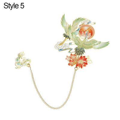 Hiina stiilis järjehoidja Retro messingist raamatuklamber Õõnes metallist tutiripats Järjehoidja Lehtede lehitsemine Kirjatarbed Kooli kontoritarbed