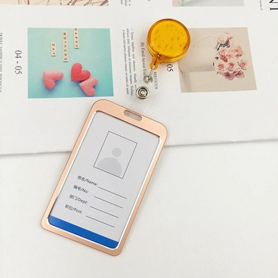 1 pc Suport card retractabil pentru insignă Asistentă Doctor Expoziție ID Card Nume Suport insignă Rechizite școlare de birou