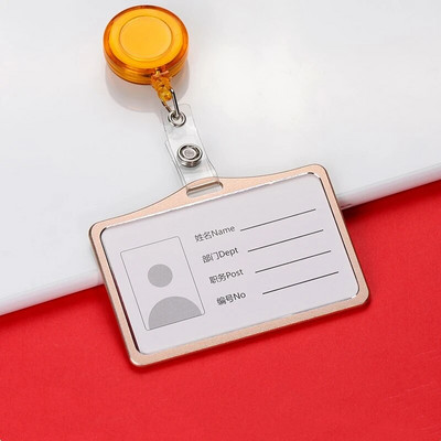 1 pc Suport card retractabil pentru insignă Asistentă Doctor Expoziție ID Card Nume Suport insignă Rechizite școlare de birou