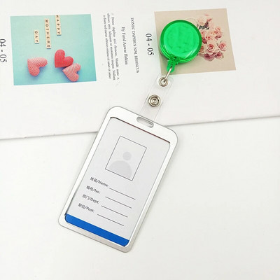 1 pc Suport card retractabil pentru insignă Asistentă Doctor Expoziție ID Card Nume Suport insignă Rechizite școlare de birou