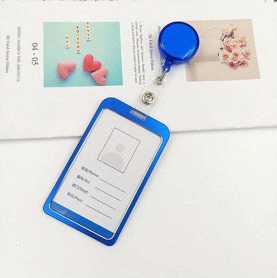 1 pc Suport card retractabil pentru insignă Asistentă Doctor Expoziție ID Card Nume Suport insignă Rechizite școlare de birou