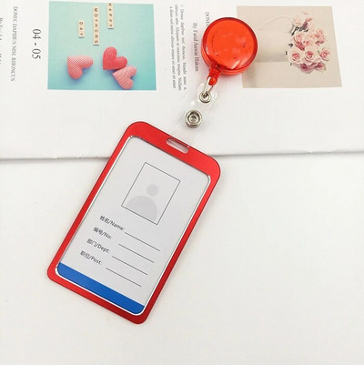 1 pc Suport card retractabil pentru insignă Asistentă Doctor Expoziție ID Card Nume Suport insignă Rechizite școlare de birou