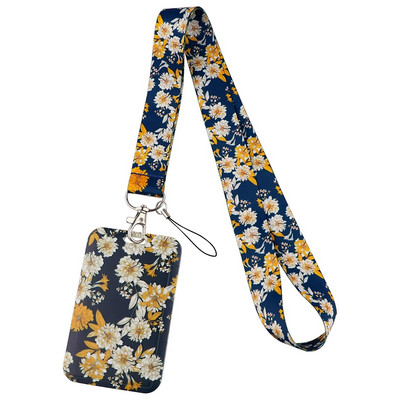 Μικρά Φρέσκα Φύλλα Κορδόνι Λουλούδια Λουράκι λαιμού για Κάρτα ταυτότητας Κλειδί Ιμάντες κινητού Θήκη σήματος DIY Αξεσουάρ τηλεφώνου με σχοινί