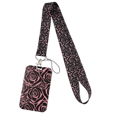 Μικρά Φρέσκα Φύλλα Κορδόνι Λουλούδια Λουράκι λαιμού για Κάρτα ταυτότητας Κλειδί Ιμάντες κινητού Θήκη σήματος DIY Αξεσουάρ τηλεφώνου με σχοινί