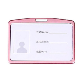 1 бр. Staff Work Pass Card Sleeve ID Holders Business Employee Name Badges Chest Tag Card Holder for Nurse Work Card Case Cover