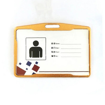 1 τεμ. Staff Works Pass Sleeve Doors ID Όνομα Επαγγελματία Υπαλλήλου Σήματα Θήκη καρτών ετικέτας για νοσοκόμα Κάλυμμα θήκης κάρτας εργασίας