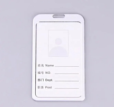 Držač kartice od aluminijske legure s trakom za vrpcu Radna iskaznica osoblja Držač značke za iskaznicu Propusnica Rukav s pristupnom karticom Poslovni pribor