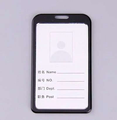 Držač kartice od aluminijske legure s trakom za vrpcu Radna iskaznica osoblja Držač značke za iskaznicu Propusnica Rukav s pristupnom karticom Poslovni pribor