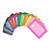 2TK õekaardihoidjad Töökaardi ID-kaardi hoidik Veekindel kommivärvi PU-kaardi kate Haigla kooli kontoritarbed