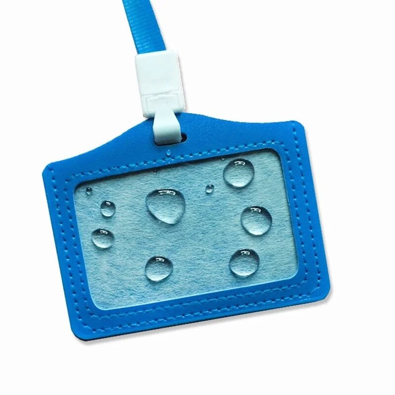 2TK õekaardihoidjad Töökaardi ID-kaardi hoidik Veekindel kommivärvi PU-kaardi kate Haigla kooli kontoritarbed