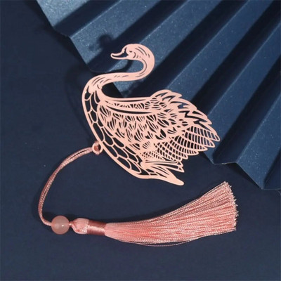 Kovová záložka v čínskom štýle, vintage kreatívna listová žilka, dutý javorový list, strapcový marhuľový list, darčeková záložka