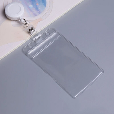 1 PC Credit Visit Busi krediitkaardiümbris, sissetõmmatavad märgihoidjad koos rullklambriga Porte bussikaardi ümbrise läbipaistev kate