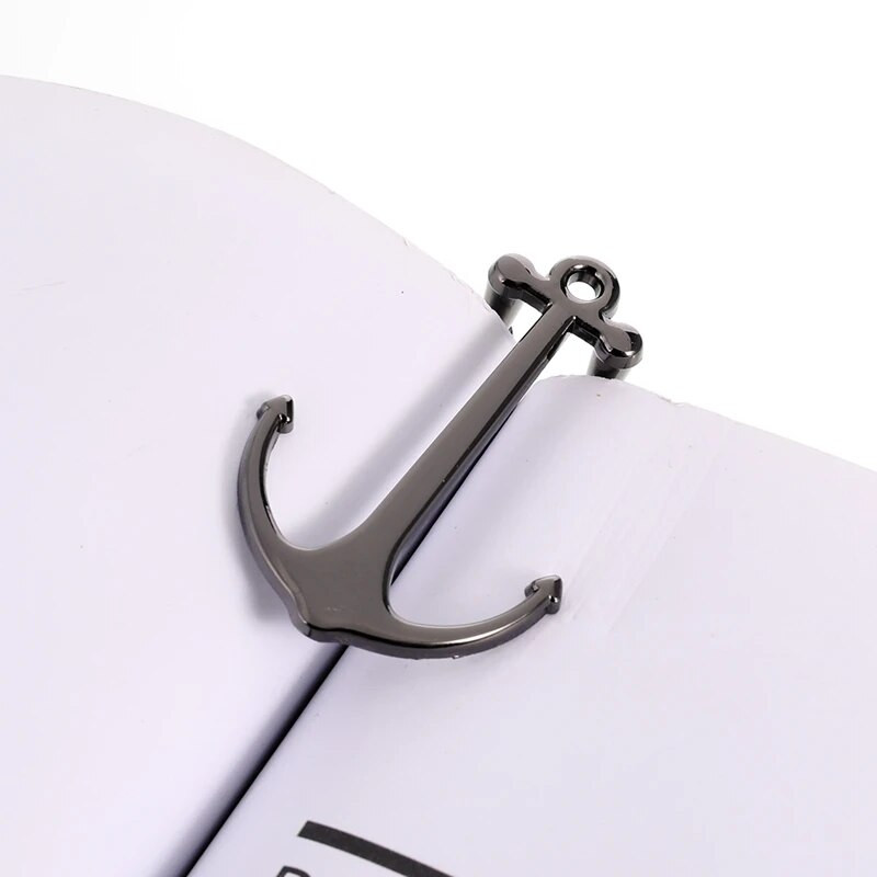 Grāmatzīmes grāmatām Creative Enchor Grāmatzīme Metāla lapu turētājs studentiem Kancelejas preces Dāvanas Biroja piederumi