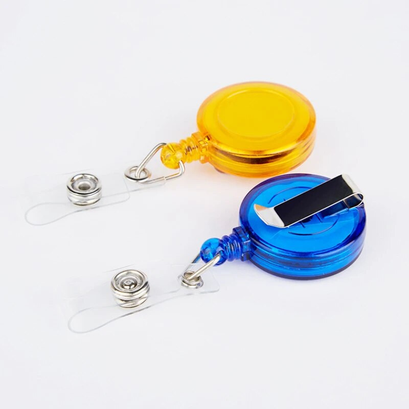 1 komplekt horisontaalse märgihoidja sissetõmmatava märgirulliga Töötajad Õed Arstid Töökaart ID-kaardi kate Äritarbed