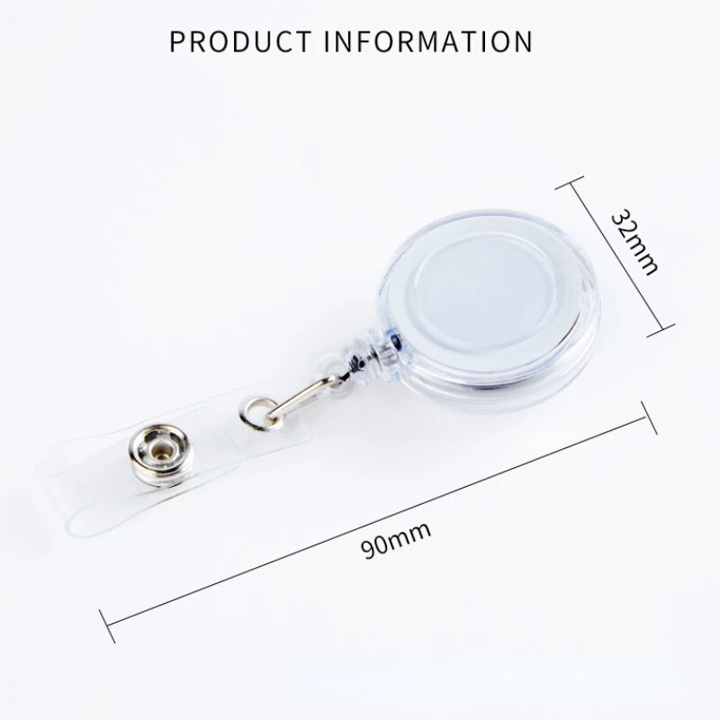 1 komplekt horisontaalse märgihoidja sissetõmmatava märgirulliga Töötajad Õed Arstid Töökaart ID-kaardi kate Äritarbed