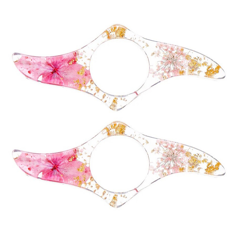 1 tk uute epoksiidist kuivatatud lillede lugemisseadme rõngas Järjehoidja Lilleõpilase loomingulise raamatu tugi