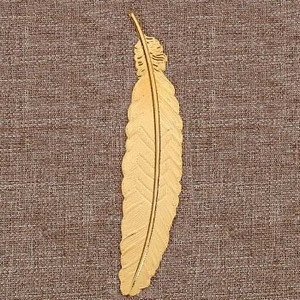 1 gab. Radoša metāla spalva Grāmatzīme Rozā zelta ķīniešu stila retro amatniecības studentu kancelejas preces skolotāja dāvana