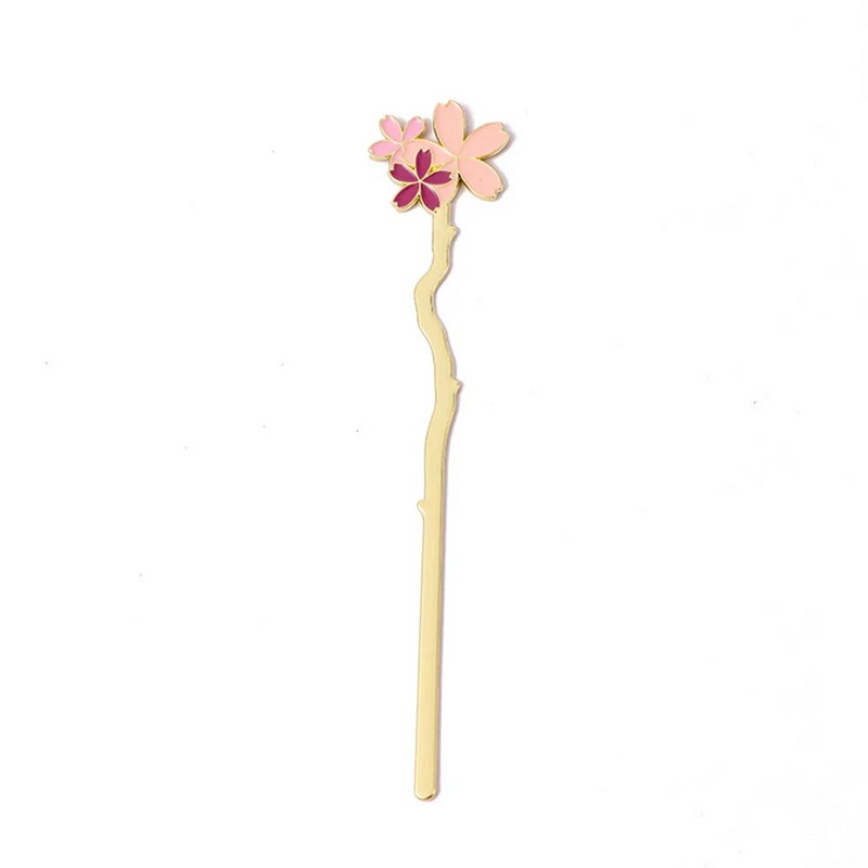 Μεταλλικός σελιδοδείκτης Sakura Creative Flower Book Mark Bookmark Bookmark Reading Assistant Υποστήριξη βιβλίου Beautiful Stationery School Suppl