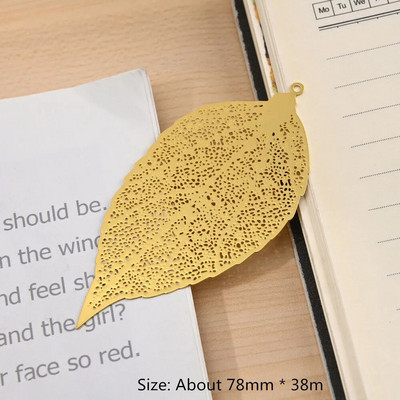 Vintažinės tuščiavidurės metalinės žymės Dobilų lotoso ginkmedžio gėlės, klevo lapų pakabukas, žymės Studentų knygos ženklas Kanceliarinės dovanos