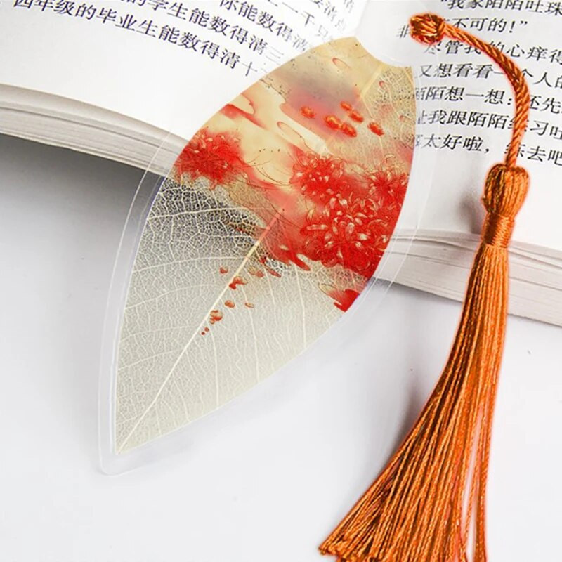 Lapu dzīslas Grāmatzīme Antīka ainava Grāmatzīme Kancelejas piederumi Bērnu skolas piederumi Grāmatzīme