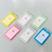 1 τμχ Διαφανής τραπεζική θήκη πιστωτικών καρτών Υψηλής ποιότητας θήκη κάρτας ταυτότητας λεωφορείου Πλαστικά αξεσουάρ νοσοκομείου