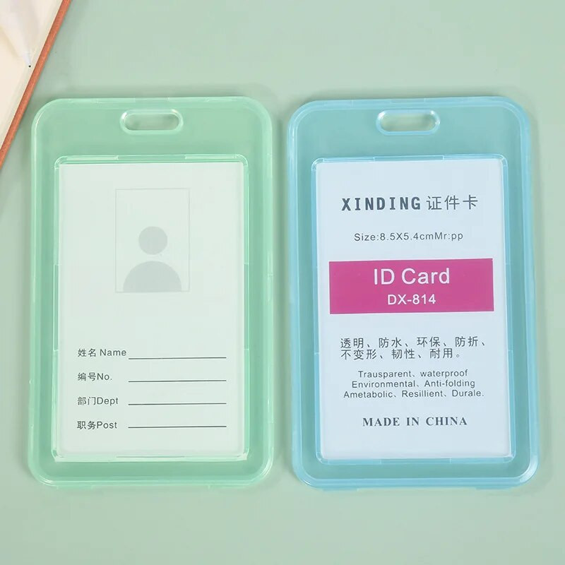 1 τμχ Διαφανής τραπεζική θήκη πιστωτικών καρτών Υψηλής ποιότητας θήκη κάρτας ταυτότητας λεωφορείου Πλαστικά αξεσουάρ νοσοκομείου