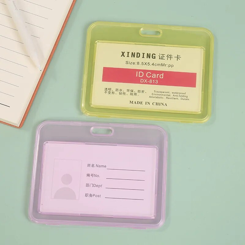 1 τμχ Διαφανής τραπεζική θήκη πιστωτικών καρτών Υψηλής ποιότητας θήκη κάρτας ταυτότητας λεωφορείου Πλαστικά αξεσουάρ νοσοκομείου