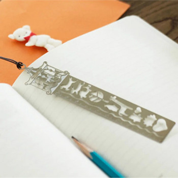 Деликатен изрязан отметка за книга ултратънка метална лента за отметка линийка кратък маркер за книга модни отметки за книги Канцеларски материали Glifts
