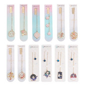 Retro-hiina stiilis astronaut tutt Punase krooniga kraana ripatsiga isikupära raamatuklipp Järjehoidja Lehekülje märk