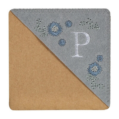 Letter AR käsitsi tikitud nurga järjehoidjad vildist kolmnurga marker Järjehoidjad kingitused lugemissõpradele lugejale õpetaja kingitus