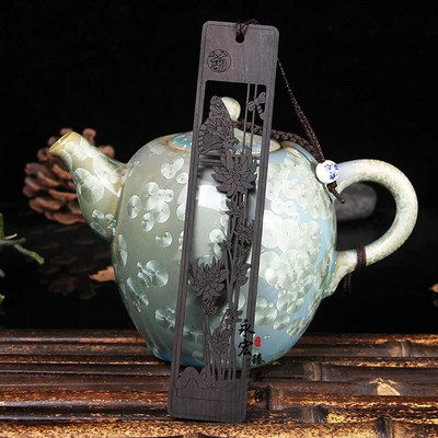 Čínsky štýl, ebenová slivka, orchidea, bambus, chryzantéma, záložka, retro rezbárstvo, stránkovanie, čítanie, príslušenstvo, kawaii potreby