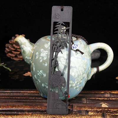 Čínsky štýl, ebenová slivka, orchidea, bambus, chryzantéma, záložka, retro rezbárstvo, stránkovanie, čítanie, príslušenstvo, kawaii potreby