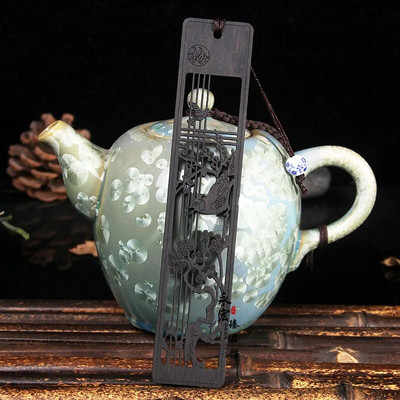 Čínsky štýl, ebenová slivka, orchidea, bambus, chryzantéma, záložka, retro rezbárstvo, stránkovanie, čítanie, príslušenstvo, kawaii potreby