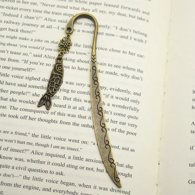 Αστεία ρολόι μεταλλικοί σελιδοδείκτες Vintage ρετρό μαρκαδόρος πύργων Βιβλίο συνδετήρες για παιδιά που διαβάζουν γραφική ύλη Σχολικά είδη δώρων για μαθητές