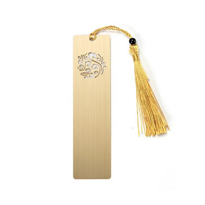 Ορείχαλκος σελιδοδείκτης κινέζικου στυλ Κρεμαστό βιβλίο με φούντα Μεταλλική σελιδοποίηση σημαδιών δώρου μαθητών γραφική ύλη Σχολικά προμήθειες γραφείου