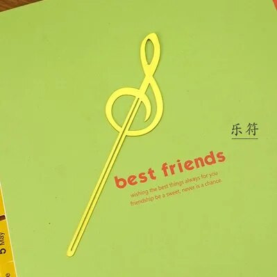 Ύφος οργάνου Σελιδοδείκτες Μουσική Νότα Βιβλίο Σήμα επιχρυσωμένο επιστολόχαρτο Σχολικά είδη γραφείου Marcador De Livros Δώρο δασκάλων