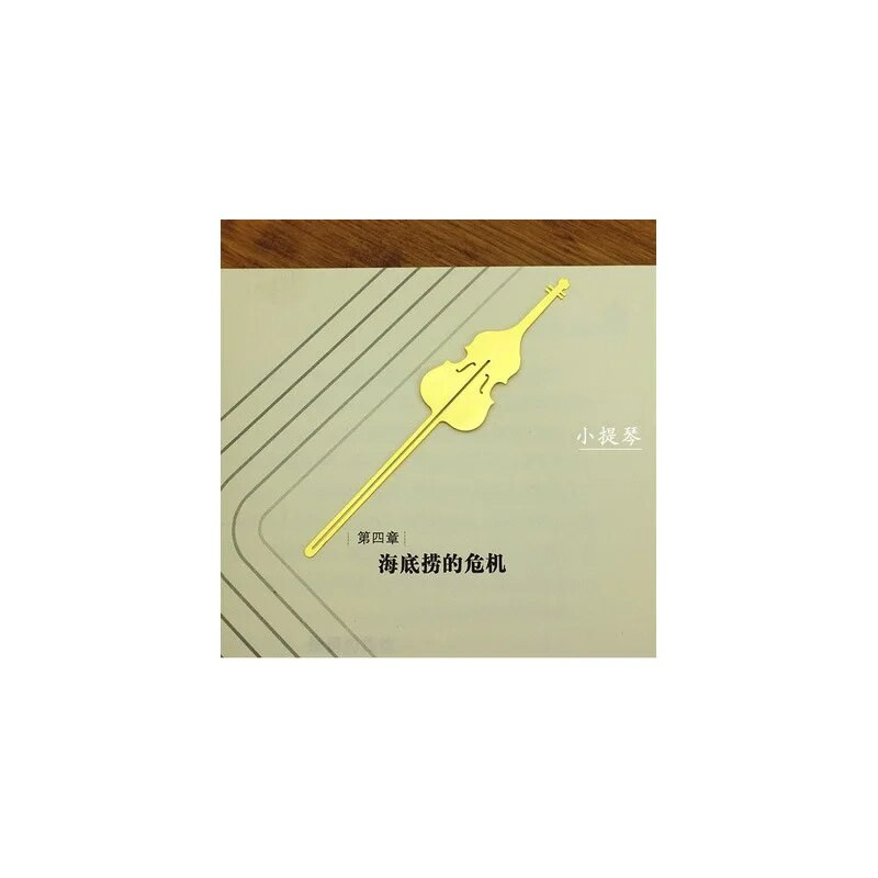 Ύφος οργάνου Σελιδοδείκτες Μουσική Νότα Βιβλίο Σήμα επιχρυσωμένο επιστολόχαρτο Σχολικά είδη γραφείου Marcador De Livros Δώρο δασκάλων