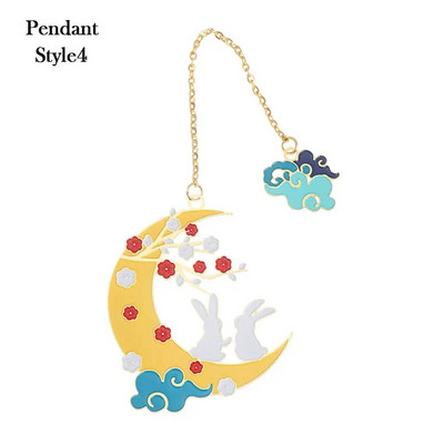 Λουλούδια Κουνέλι Phoenix Μεταλλική φούντα ορείχαλκος Σελιδοδείκτης Κρεμαστό σελιδοδείκτη Κινεζικής Παραδοσιακής Τέχνης Σελιδοποίηση Δώρο για την Ημέρα του Αγίου Βαλεντίνου