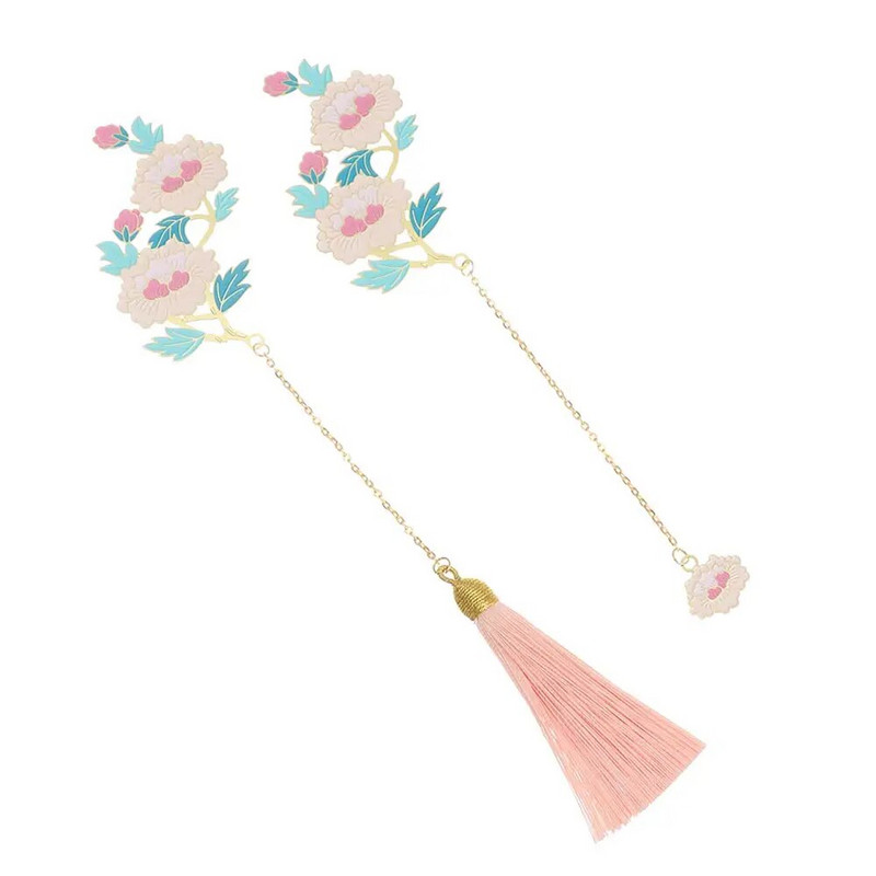 Λουλούδια Κουνέλι Phoenix Μεταλλική φούντα ορείχαλκος Σελιδοδείκτης Κρεμαστό σελιδοδείκτη Κινεζικής Παραδοσιακής Τέχνης Σελιδοποίηση Δώρο για την Ημέρα του Αγίου Βαλεντίνου