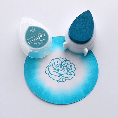 „Water Drops“ rašalo padėklas, skirtas „pasidaryk pats“ iškarpų albumui, „Pasidaryk pats“ nuotraukų albumo dekoravimui „Craft Scrapbooking“ rašalo pagalvėlės antspaudai