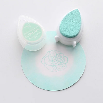 „Water Drops“ rašalo padėklas, skirtas „pasidaryk pats“ iškarpų albumui, „Pasidaryk pats“ nuotraukų albumo dekoravimui „Craft Scrapbooking“ rašalo pagalvėlės antspaudai